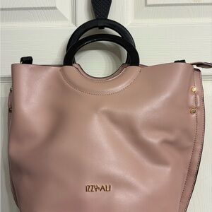 Izzy & Ali Blush Pink Circle-Handle Handbag